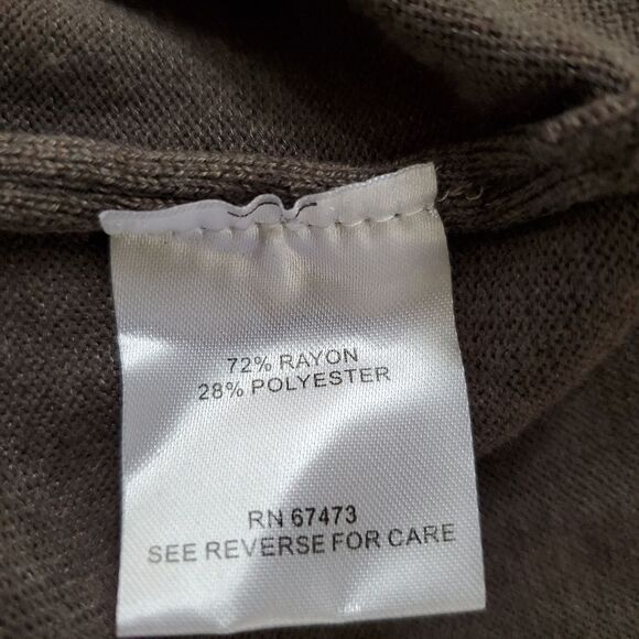 NEW! Taylor Petite Side-Tie Sweater Midi Dress - size PL (Petite Large) in Grey - Picture 11 of 12